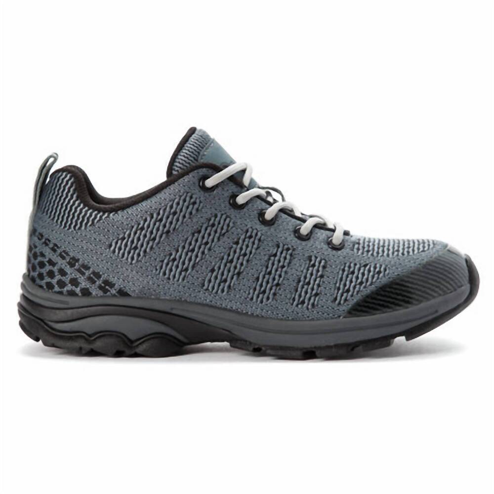 NEW PROPET women's petra hiking shoe in dark grey/black